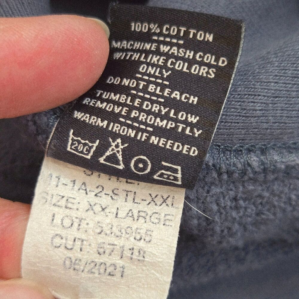 American Giant Mens XXL Classic Pullover Hoodie Heavyweight‎ Cotton Gray USA - Picture 8 of 8